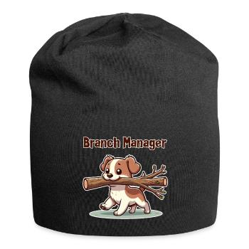 Proud Branch Manager - Stolzer Zweigstellenleiter - Jersey Beanie - black - Front