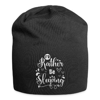 Oreiller de repos pour dormeurs tardifs Sleep - Bonnet en jersey - noir - Devant