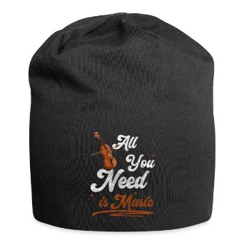 Musician Tipping Stage - Jersey Beanie - black - Front