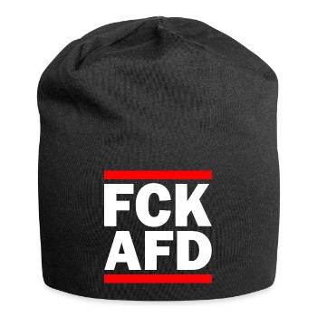 Fuck afd - Jersey Beanie - black - Front