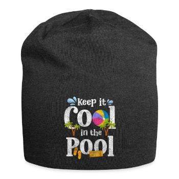 Piscine Plongée Maillot de bain d’été - Bonnet en jersey - charbon - Devant