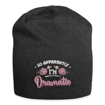 Dramaqueen female mimimi - Jersey Beanie - charcoal grey - Front