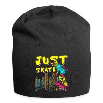 Street Art Sprayer Breakdance Painting - Jersey Beanie - black - Front