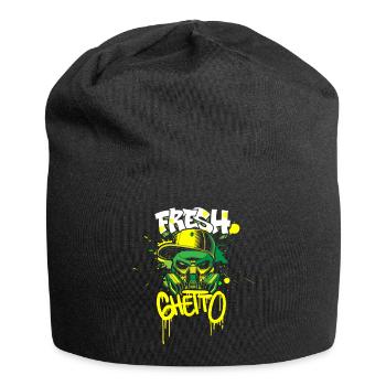 Streetart Zug - Jersey-Beanie - Schwarz - Vorne