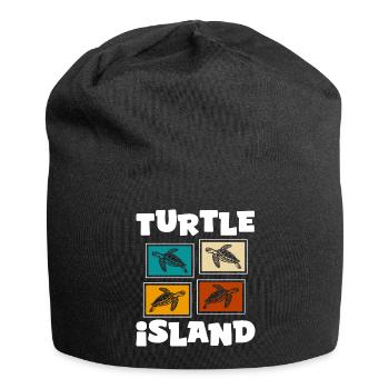 Meer Wasser Niedlich - Jersey-Beanie - Schwarz - Vorne