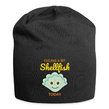 Jakobsmuscheln Sammler Strandräuber Schalentiere - Jersey-Beanie - Schwarz - Vorne