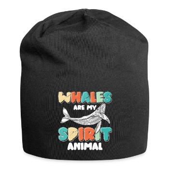Meer Wasser Meeresleben Urlaub - Jersey-Beanie - Schwarz - Vorne