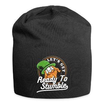 Chance du trèfle d’Irlande - Bonnet en jersey - noir - Devant