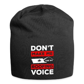 Maison du marteau artisanal - Bonnet en jersey - noir - Devant