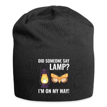 Motte nachtaktives Tier Insektensammler Entomologie - Jersey-Beanie - Schwarz - Vorne