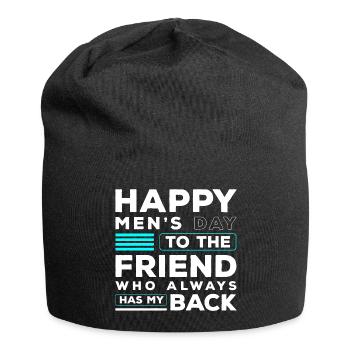 Homme Célébration Barbe Partenaire - Bonnet en jersey - noir - Devant