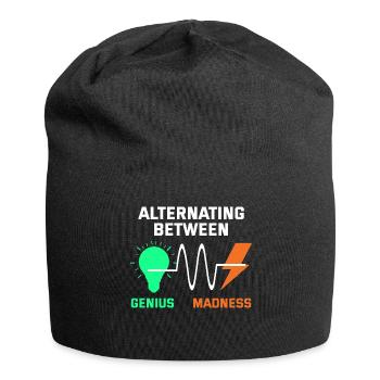 Electrician: Alternating Genius and Madness - Jersey Beanie - black - Front