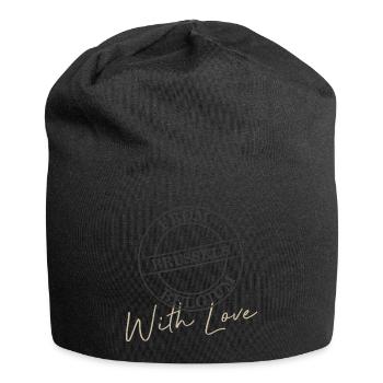 Brussels with love - Jersey Beanie - black - Front