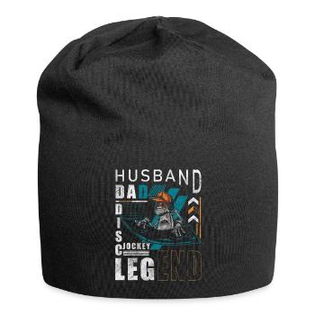 Discjockey Feiern - Jersey-Beanie - Schwarz - Vorne