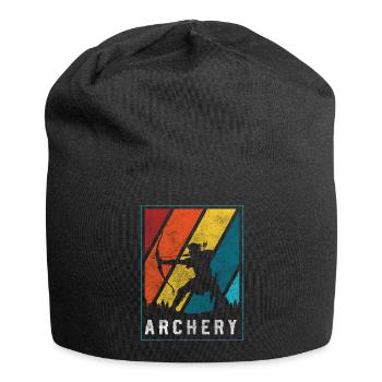 Tir à l’arc sur cible - Bonnet en jersey - noir - Devant