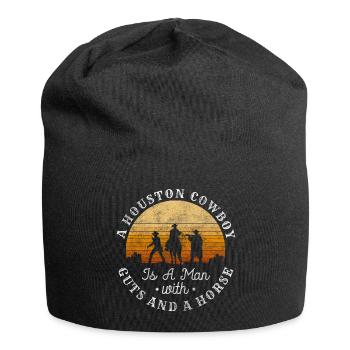 Cowboy Rider Costume Party - Jersey Beanie - black - Front