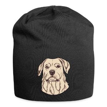 Dog Owner Puppy Dog School Dog Lover - Jersey Beanie - black - Front