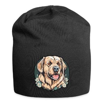 Dog Dog Lover Animal - Jersey Beanie - black - Front