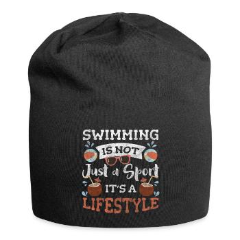 Swimming Swimming Pool Endurance Swimming Instructor - Jersey Beanie - black - Front