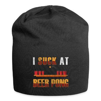 Pong Ball Sport Fun - Jersey-Beanie - Schwarz - Vorne