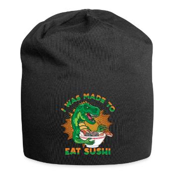 Amateur de cuisine japonaise, on m’a fait manger des sushis - Bonnet en jersey - noir - Devant