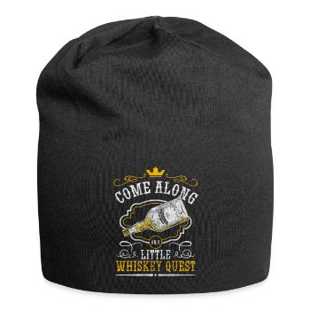 Rum Drinking Men Scotland - Jersey Beanie - black - Front