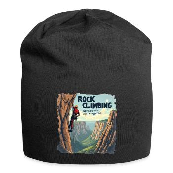 Climbing - Because Gravity Is Just a Suggestion - Jersey Beanie - black - Front