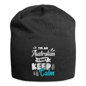 Australia Vacation Aussie Ready for Vacation - Jersey Beanie - black - Front