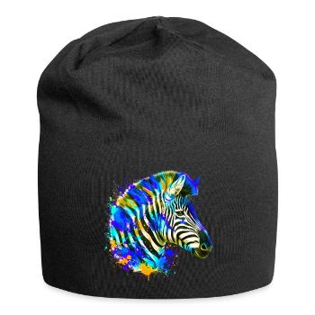 Zebra - Jersey Beanie - black - Front