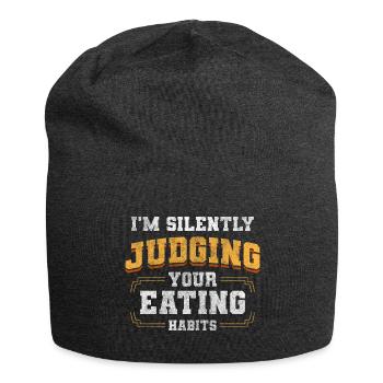 Ernährung Helfer Abnehmen Koch - Jersey-Beanie - Anthrazit - Vorne