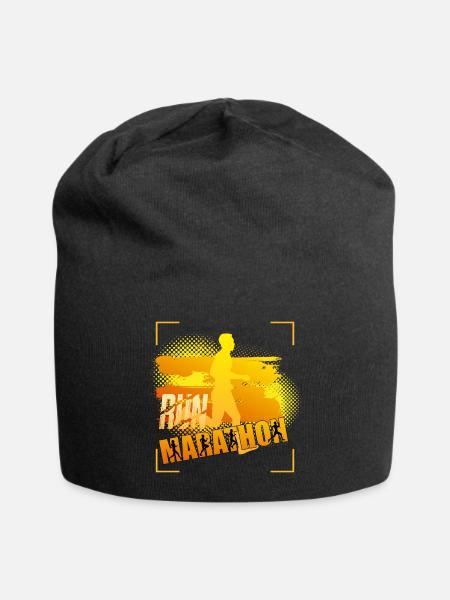 42 KM - Marathon - Jersey-Beanie - Schwarz