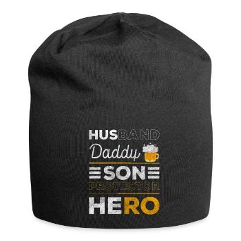 Cadeau d’anniversaire pour homme - Bonnet en jersey - noir - Devant