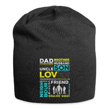 Journée Homme Buveur Boyfriend Novembre - Bonnet en jersey - noir - Devant