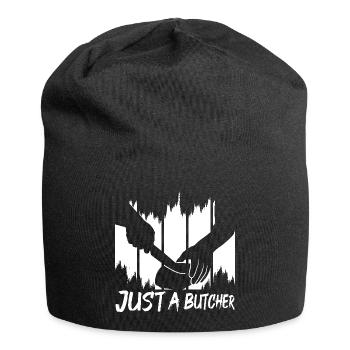 Just a butcher - Jersey Beanie - black - Front
