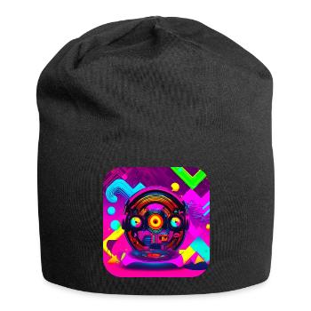 Retro vintage 80s pop culture - Jersey Beanie - black - Front