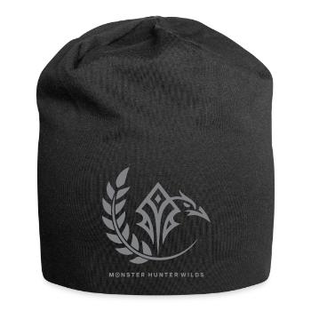 Epic Monster Hunter Wilds Tribal Fantasy Design - Jersey-Beanie - Schwarz - Vorne
