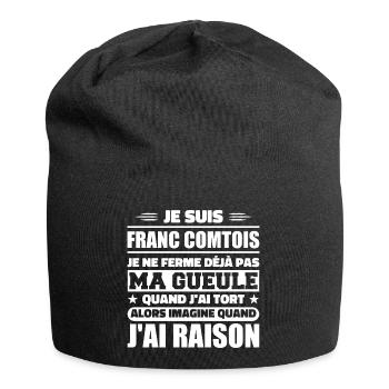 Franc comtois I don't shut my mouth frank comté - Jersey Beanie - black - Front