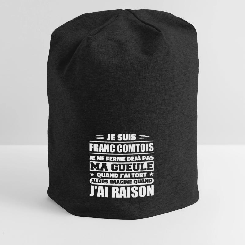 Franc comtois je ferme pas ma gueule franche comté Bonnet en jersey