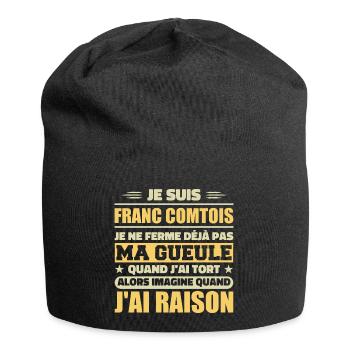 Franc comtois I don't shut my mouth frank comté - Jersey Beanie - black - Front
