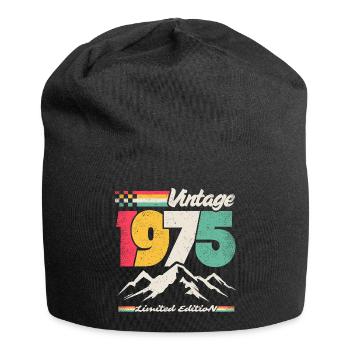Vintage Limitierte Auflage 1975 - Jersey-Beanie - Schwarz - Vorne