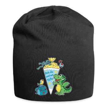 Schoolchild Dragon. Oh my bag! - Jersey Beanie - black - Front