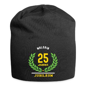 Malerin Jubiläum 25 Jahre 25 jähriges Jubi - Jersey-Beanie - Schwarz - Vorne