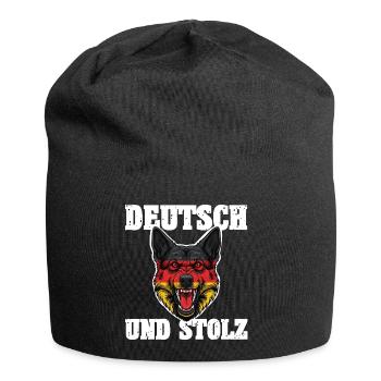 German Shepherd - Jersey Beanie - black - Front