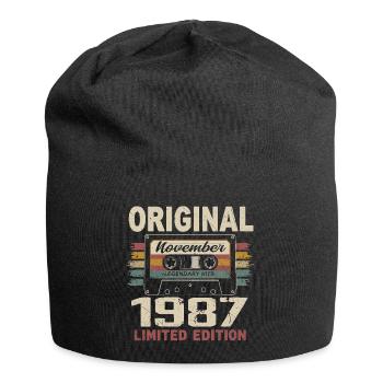 November 1987 Geschenk November 1987 - Jersey-Beanie - Schwarz - Vorne