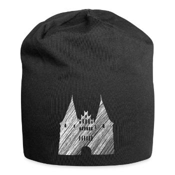 Monument emblématique de Lübeck : Holsten Gate Graphic White - Bonnet en jersey - noir - Devant