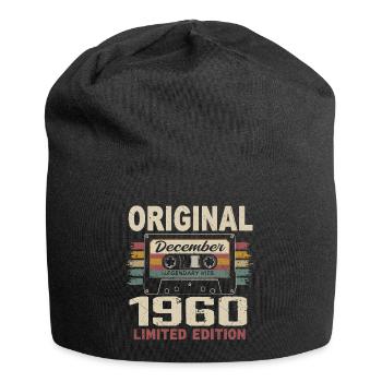 Cadeau D'anniversaire Décembre 1960 - Bonnet en jersey - noir - Devant