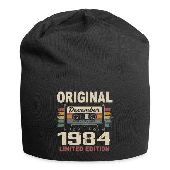 Cadeau D'anniversaire Décembre 1984 - Bonnet en jersey - noir - Devant