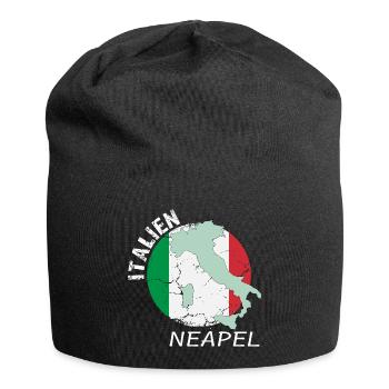 Neapel - Jersey-Beanie - Schwarz - Vorne