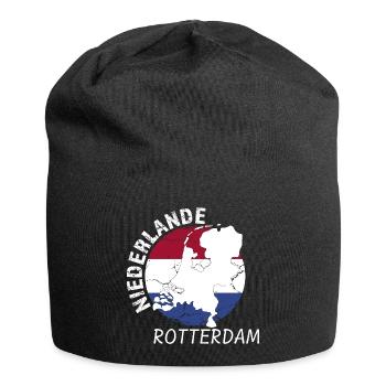 Rotterdam - Jersey-Beanie - Schwarz - Vorne