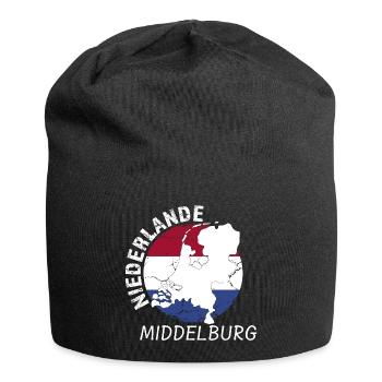Middelburg - Jersey-Beanie - Schwarz - Vorne